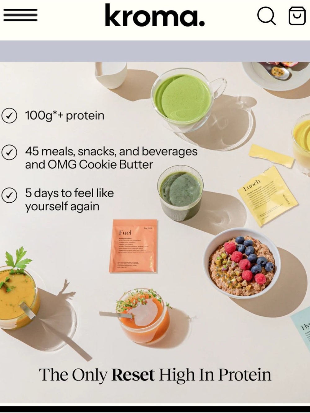 Kroma Wellness Reset kit - Picture 3 of 5